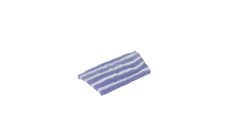 Vlakmop microvezel combi 27/22x14cm. p/s velcro blauw/wit