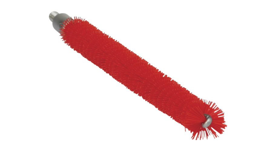 Vikan pijpenborstel voor flex.kabel rood 12 mm diameter
