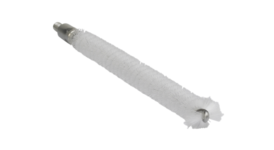 Vikan Pijpenborstel voor flex. kabel wit 12 mm diameter