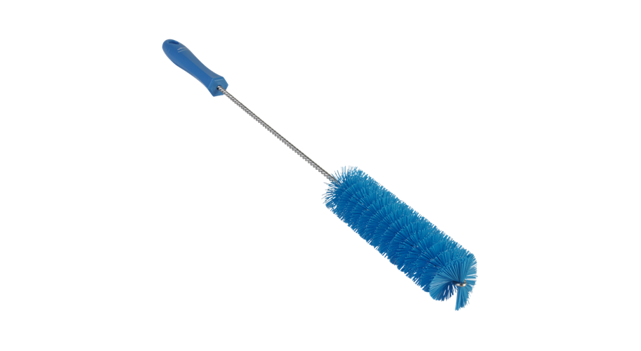 Vikan pijpenborstel hard blauw 40mm