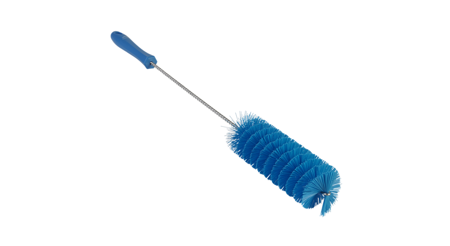 Vikan pijpborstel medium blauw 50 x 500 mm