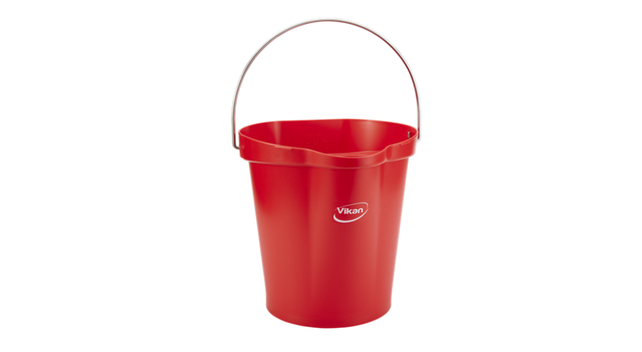 Vikan emmer 12 liter rood