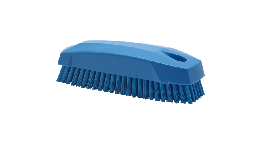 Vikan nagelborstel hard blauw 13 cm