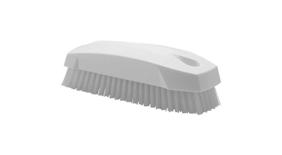 Vikan nagelborstel hard wit 13 cm