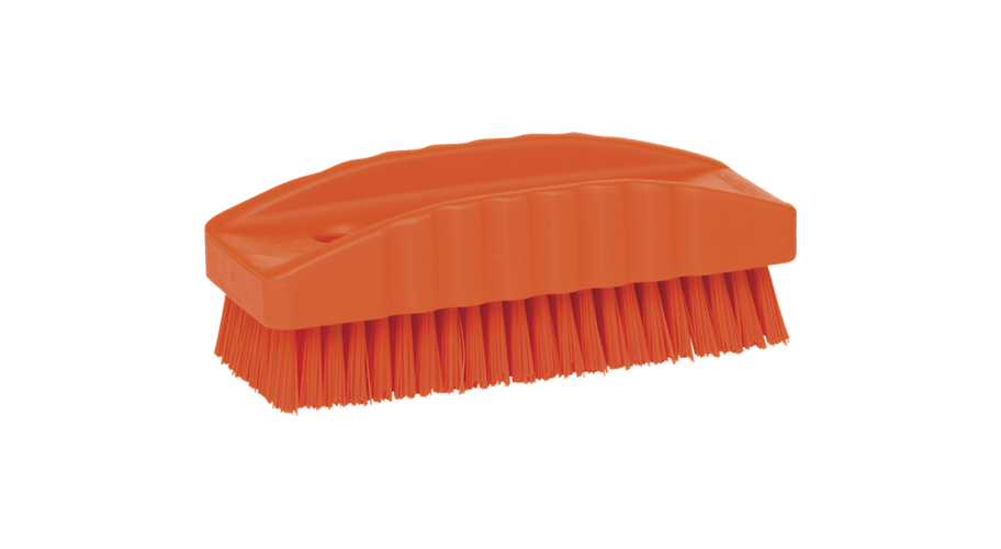 Vikan nagelborstel hard oranje 13 cm