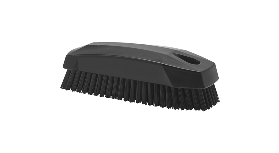 Vikan nagelborstel hard zwart 13 cm