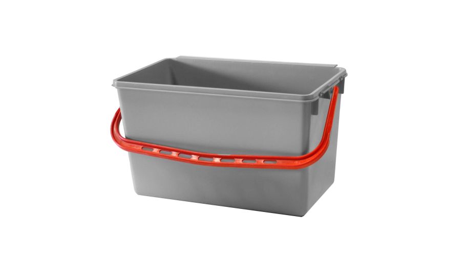 Numatic grijze emmer 22 L. rode handel