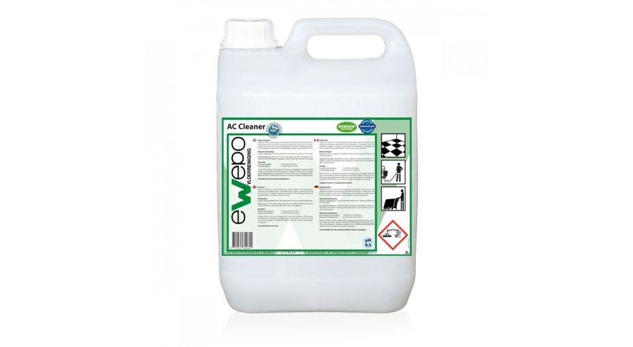 Ewepo AC Cleaner 2 x 5 L. Laagschuimende vloerreiniger