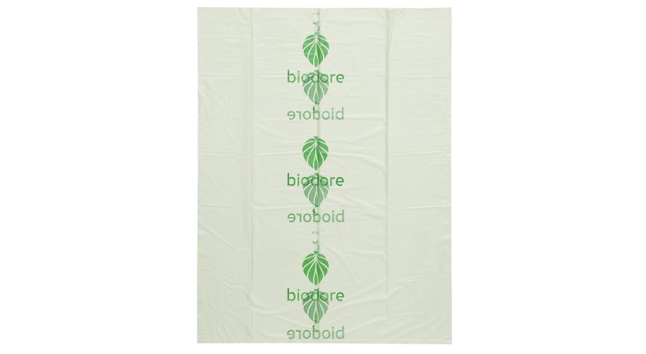 Bio afvalzak 60x80cm 25my 24x10st. Groen