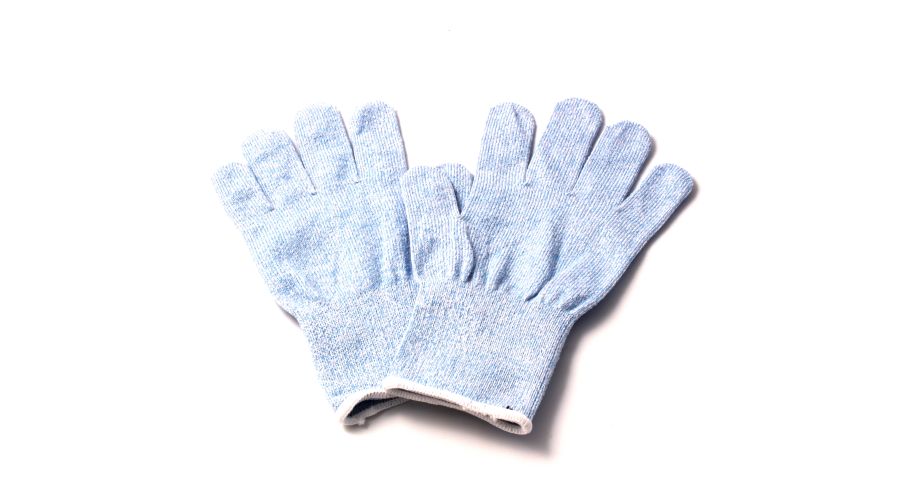 BST Glove snijvast klasse 5 Blauw M p/pa met witte bies