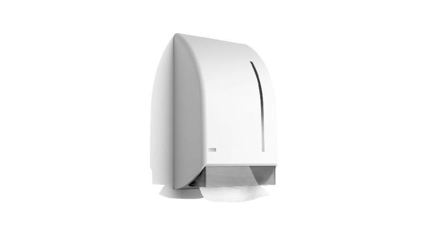 BlackSatino Handdoekdispenser wit