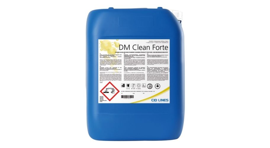 DM Clean Forte alkalische reiniger 25kg. reiniger sterk aangehechte vervuiling