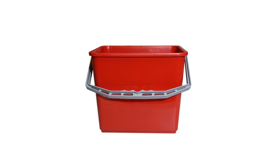 Filmop emmer 4 ltr rood met handvat