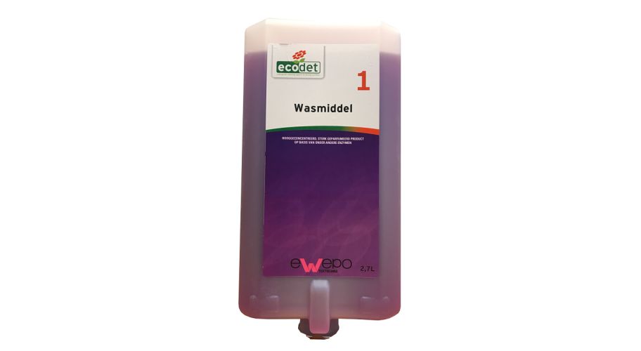 Ewepo Ecodet textielwasmiddel 2x2,7 ltr Compact systeem