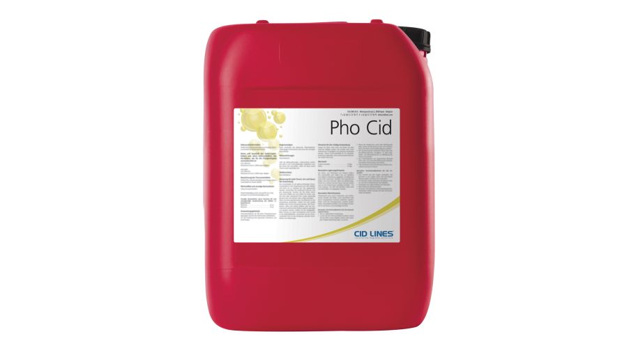Pho Cid zuur reinigingsmiddel 25 kg.(24) niet schuimend