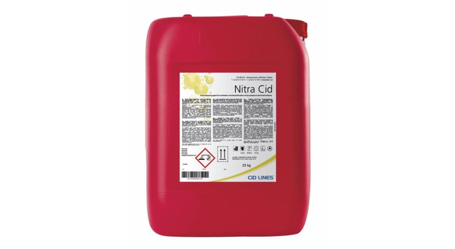 Nitra Cid zuur reinigingsmiddel 25kg(24) voor verwijdering van eiwitten