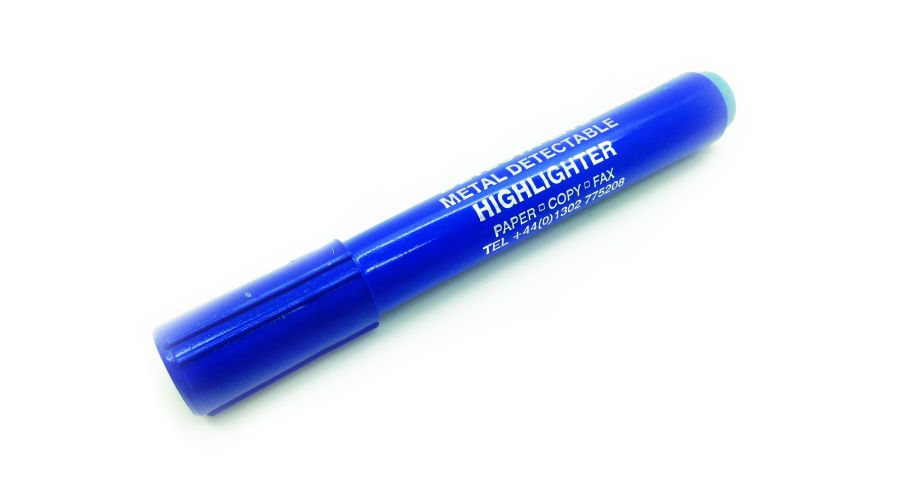 BST Detecteerbare Highlighter Marker Pen Blauw 10 stuks