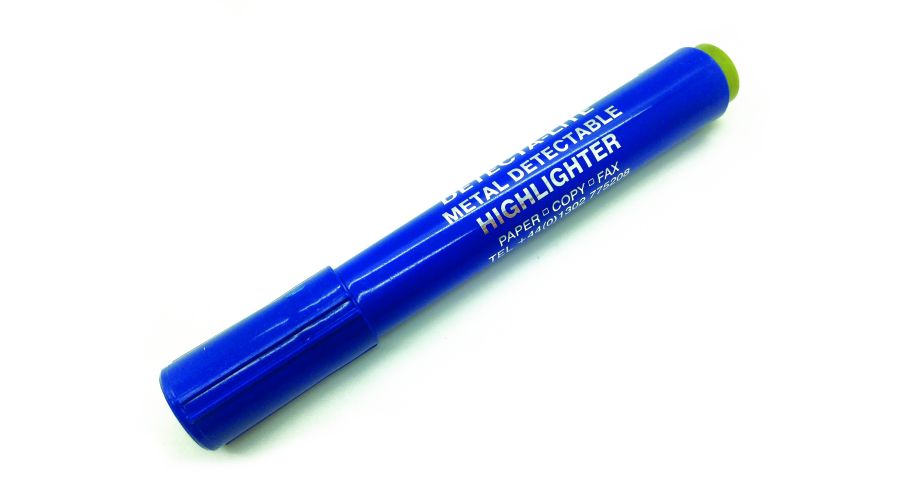 BST Detecteerbare Highlighter Marker Pen Geel