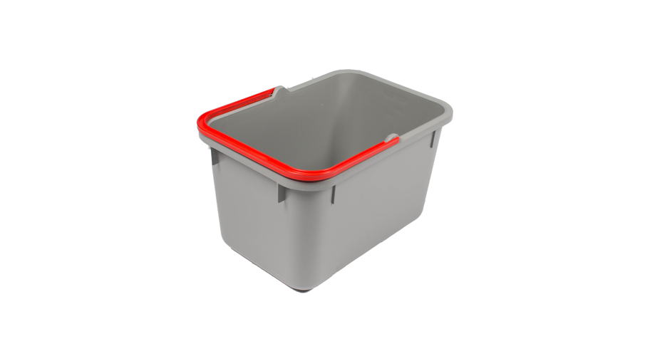 Numatic grijze emmer 17 L. rode handel
