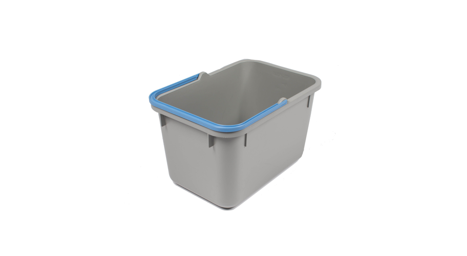 Numatic grijze emmer 17 L. blauwe handel