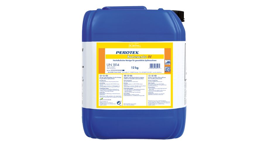 Dr. Schnell perotex intensief n 12 kg. Chloorhoudend vaatwasmiddel