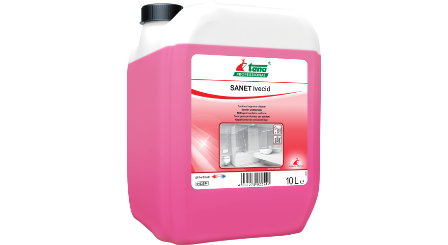 Tana Sanet Ivecid Sanitairreiniger 10 L. Met lang blijvend parfum.