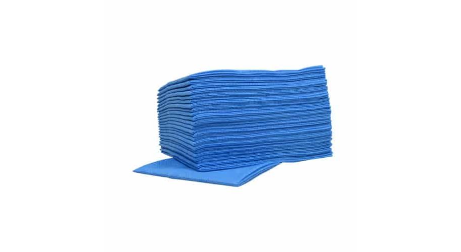 Nonwoven Sopdoek 110 gram blauw 250 stuk 38 x 40 cm