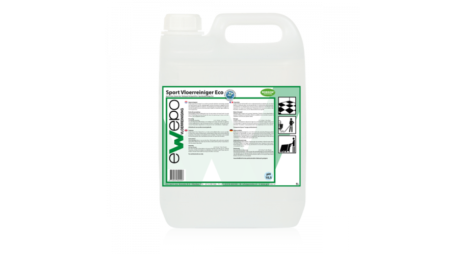 Ewepo Sportvloerreiniger Eco 2x5 L.