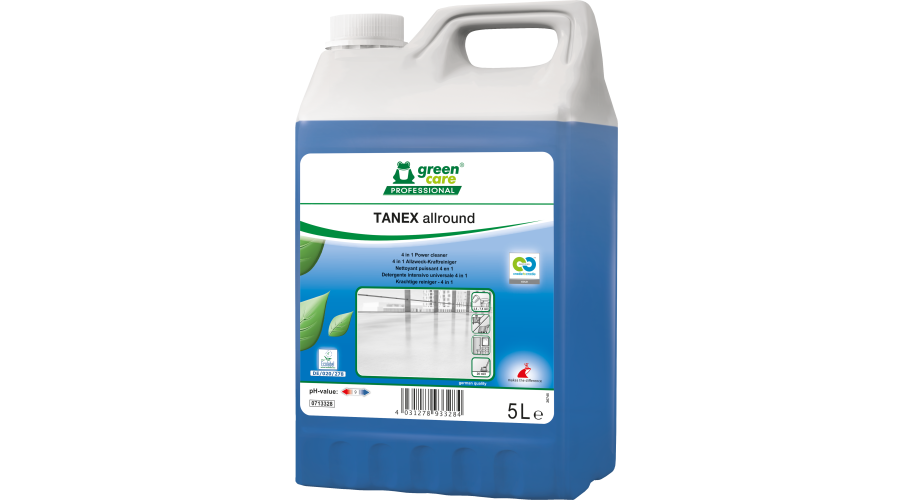 Tana Greencare Tanex Allround 2x5 L. 4 in 1 vloer- en oppervlaktereiniger