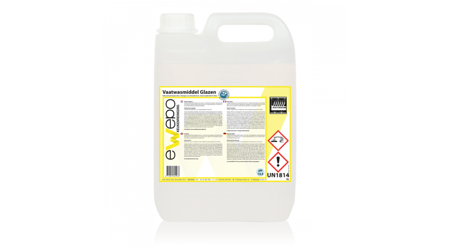 Ewepo Vaatwasmiddel glazen 2x5 L. zonder chloor