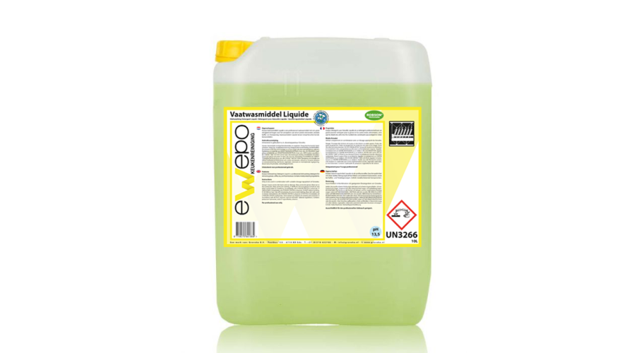 Ewepo Vaatwasmiddel Liquide 10 L. met chloor