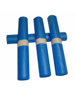 Afvalzak blauw 80 x 110 cm T25 15 x 20 stuks