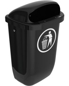 Afvalbak Grijs DIN-PK 50 liter Model VB021604