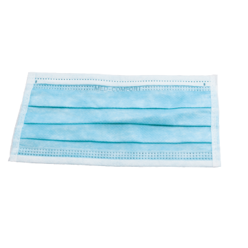 Mondmaskers non woven 3-laags blauw 40 x 50 stuks