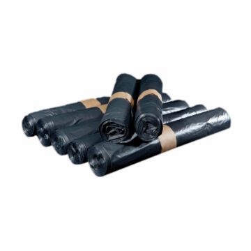 Afvalzak grijs 70x90cm T50 15x20st. LDPE