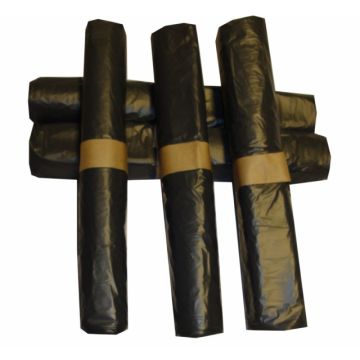 Afvalzak grijs 80x110cm T25 15x20st.