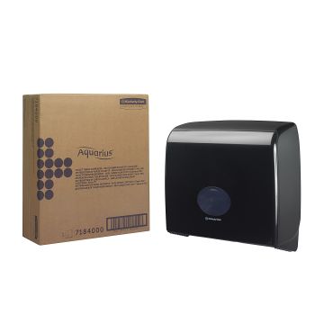 Kimberly Clark Aquarius Dispenser zwart tbv Jumbo non stop toiletrol