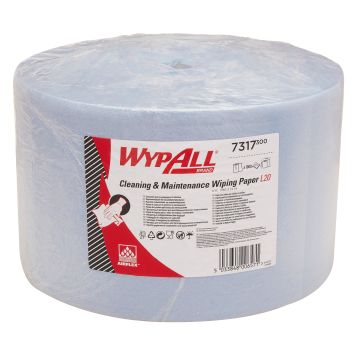 Wypall L20 Extra poetsrol blauw 1000 vel 2 laags
