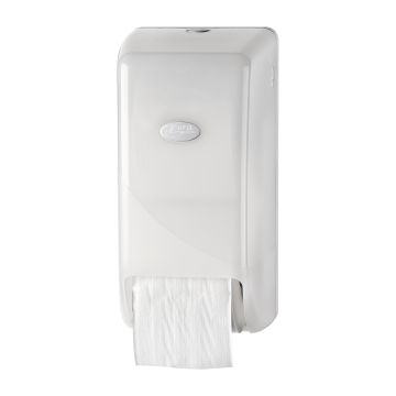 Pearl White Dispenser wit tbv toiletpapier met dop