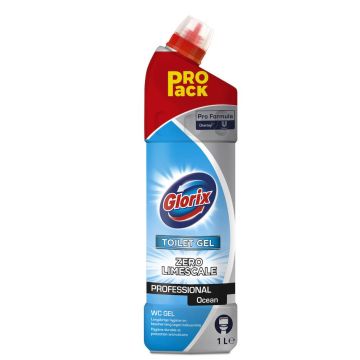Glorix Toiletreiniger ProFormula gel Ocean 12 x 1 liter