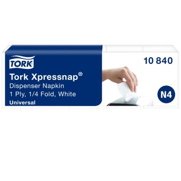 Tork Dispenserservet N4 Universal 1/4-vouw 1 laags wit 8 x 1125 stuks