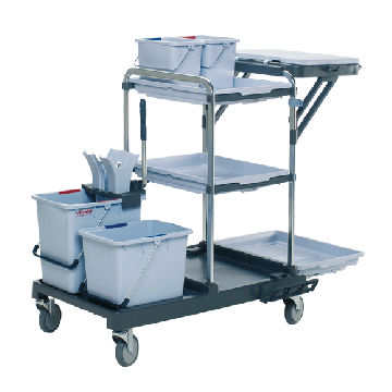 Vileda Werkwagen Origo 100 FX trolley 126 cm x 58 cm x 100 cm
