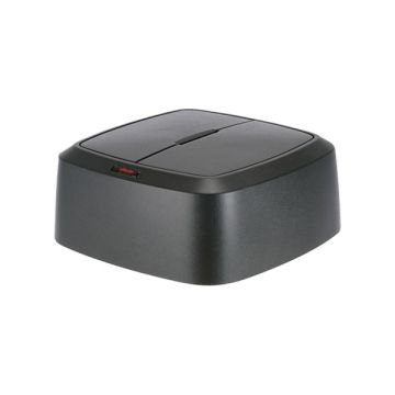 Vileda Iris Square deksel swing zwart