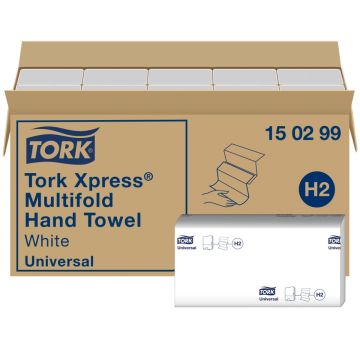 Tork Handdoek Xpress universal multifold H2 2-laags wit - 20 x 237 vellen