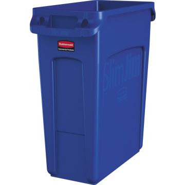 Rubbermaid Container Slim Jim blauw 60 liter