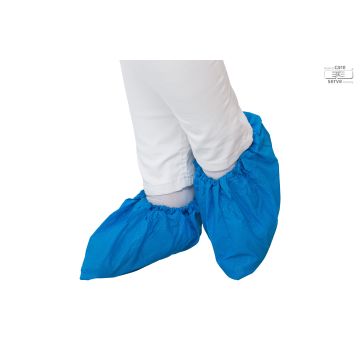 Schoenovertrek PE blauw Premium plus quality 20 x 50 stuks - Maat XL