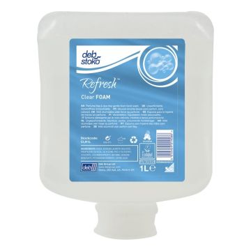 Deb Stoko Refresh Clear Foam handzeep 6 x 1 liter