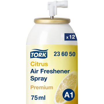 Tork Luchtverfrisser spray met citrusgeur A1 12 x 75 ml