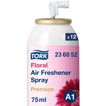 Tork Luchtverfrisser spray met floral A1 12 x 75 ml