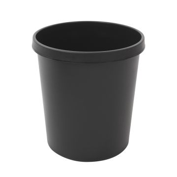 Afvalbak zwart rond 18 ltr. Model VB494900